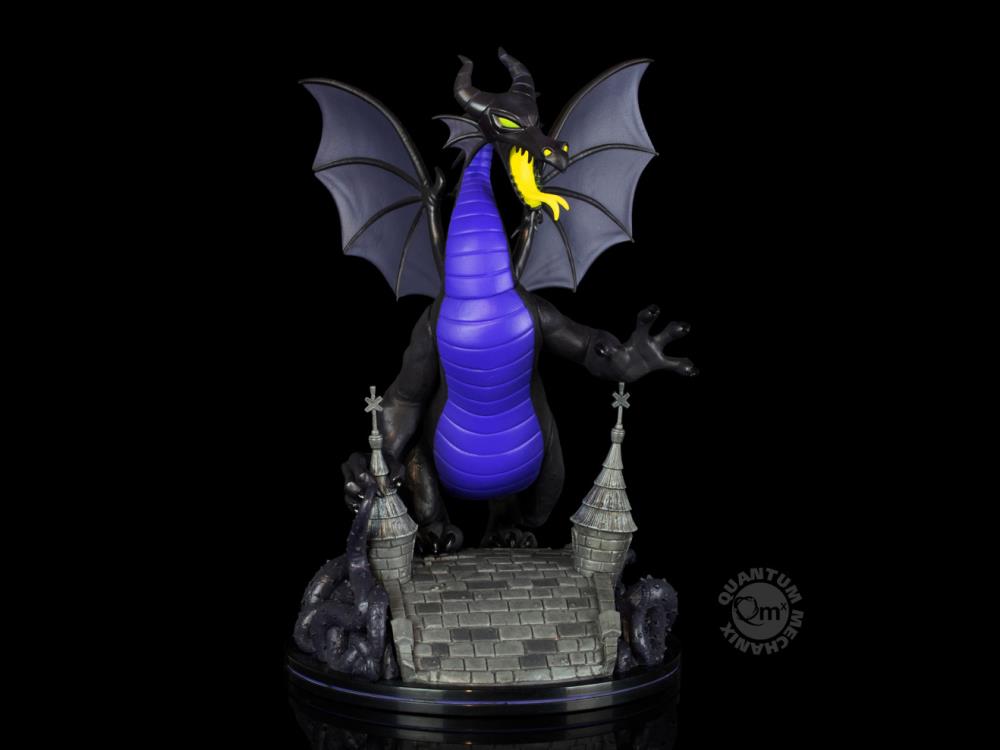 Quantum Mechanix Disney Maleficent Dragon Q-Fig Max Elite Diorama